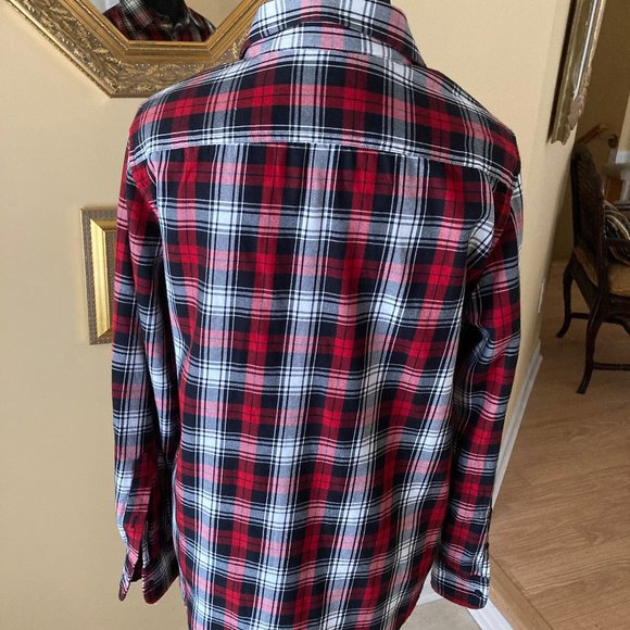 Lauren Ralph Lauren Flannel Cotton Shirt NWOT Size M - Picture 2 of 5